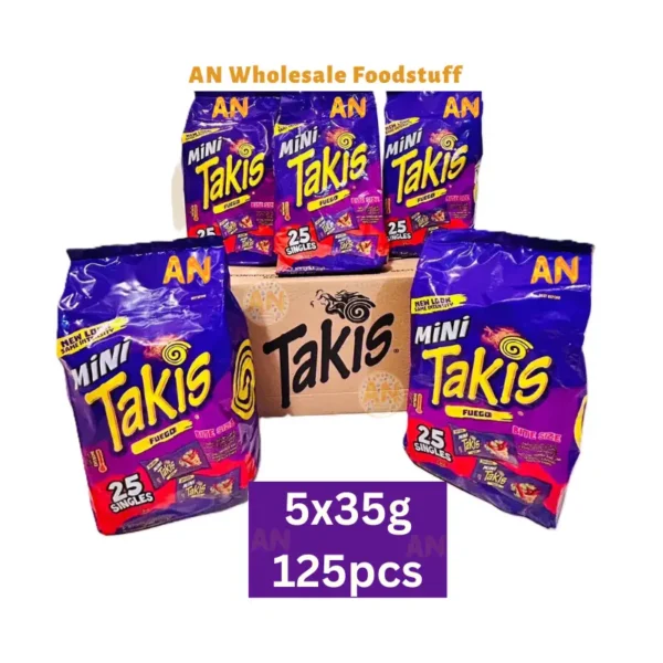 Takis Mini Pack 25 pcs Mexico Origin AN Wholesale in Dubai UAE. Takis mini Available In Dubai Export