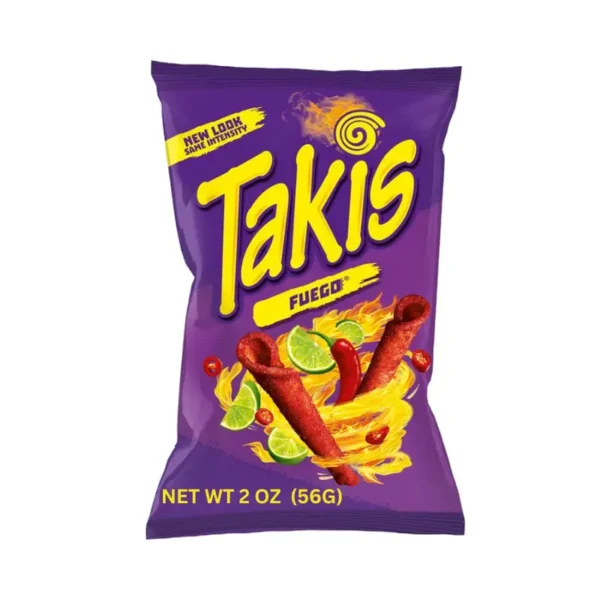 Takis Fuego 56g Tortilla Chips - Bulk Packaging for Export