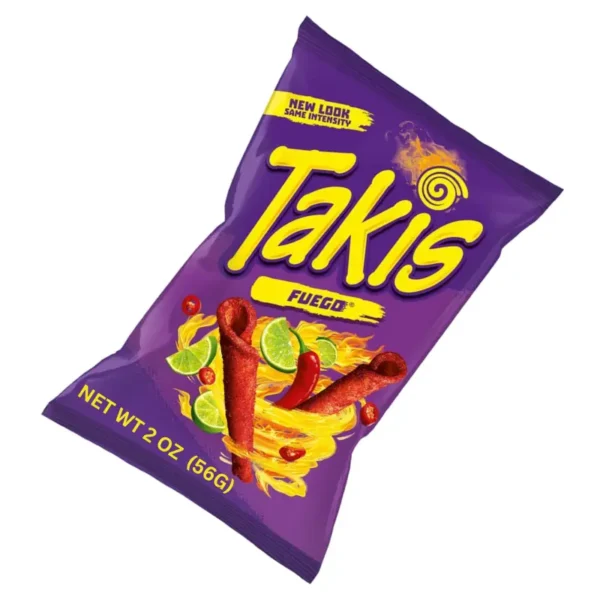 Wholesale Takis Fuego 56g - Hot and Spicy Tortilla Chips in Bulk