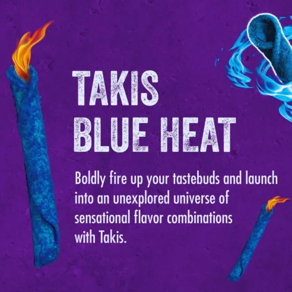 Wholesale 42 pcs Takis Blue Heat 56g Tortilla Chips for Export from Dubai