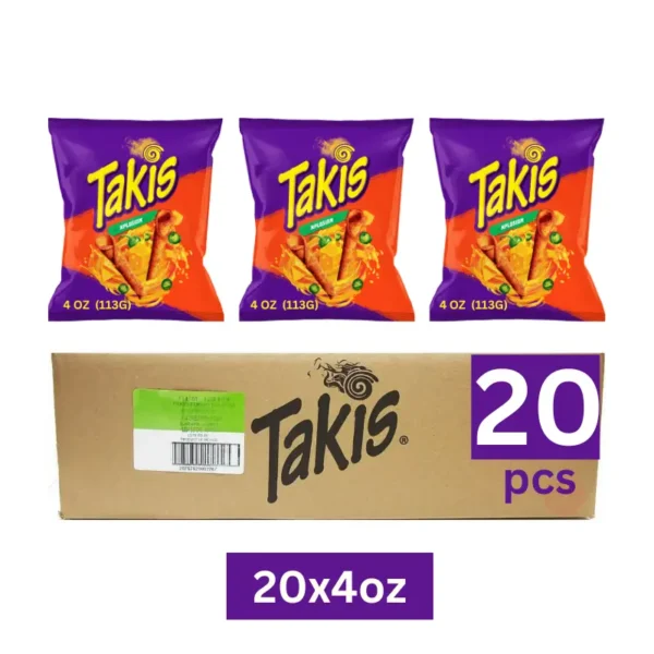 Takis Xplosion 113g 20pcs wholesale cheesy chili snack carton in Dubai