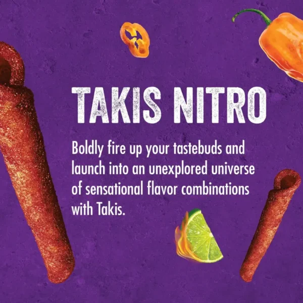 Takis Nitro 113g 4oz Export Carton from Dubai with Ajmalnoor Foodstuff Trading Company Dubai Ajmal Noor