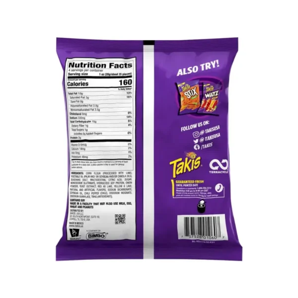 Takis Stix 16pcs Wholesale Pack 113.4g - Available in Dubai, UAE