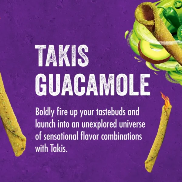 Takis Guacamole 113g 4oz ready for display at Ajmal Noor, Dubai.