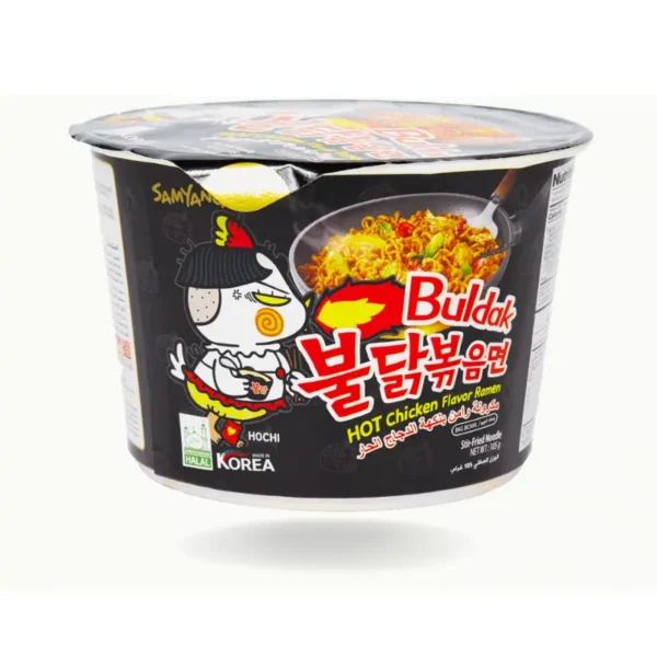 Samyang Hot Chicken Big Cup 105g x 16pcs bulk pack for wholesale