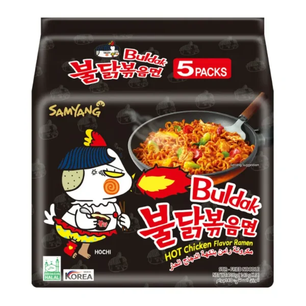 Samyang Hot Chicken Ramen Wholesale 140g x 8 Packs x 40 pcs Dubai