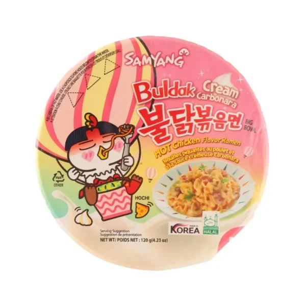 Samyang Cream Carbonara Hot Chicken 105g x 16pcs wholesale pack