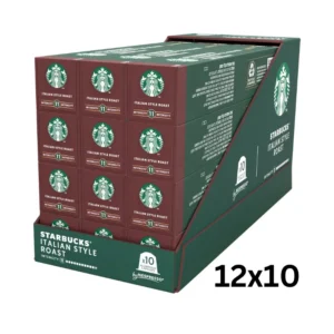 Starbucks Italian Style Roast Coffee Pods Bold FlavorAvailable in An Wholesale Foodstuff Trading in Dubai كبسولات قهوة ستاربكس إيطاليان ستايل نكهة جريئة