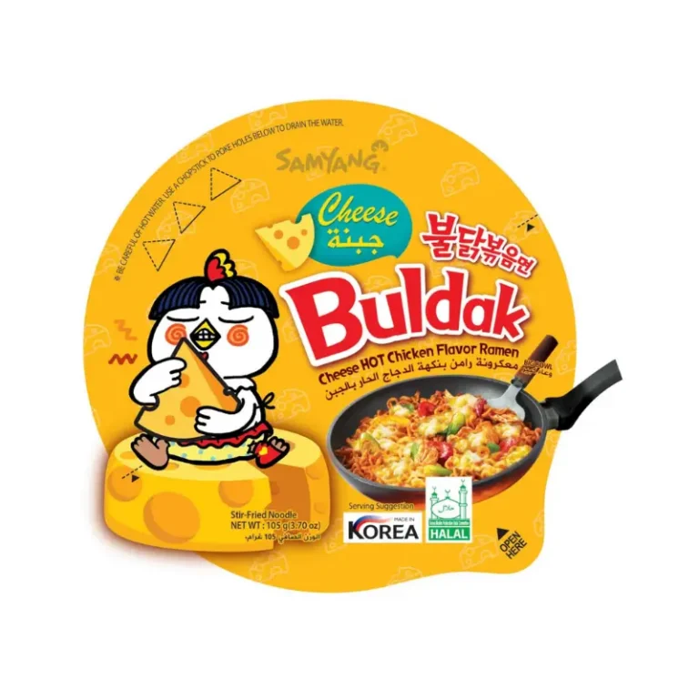 Samyang cheese cup 105x16pcs hot chicken bowl